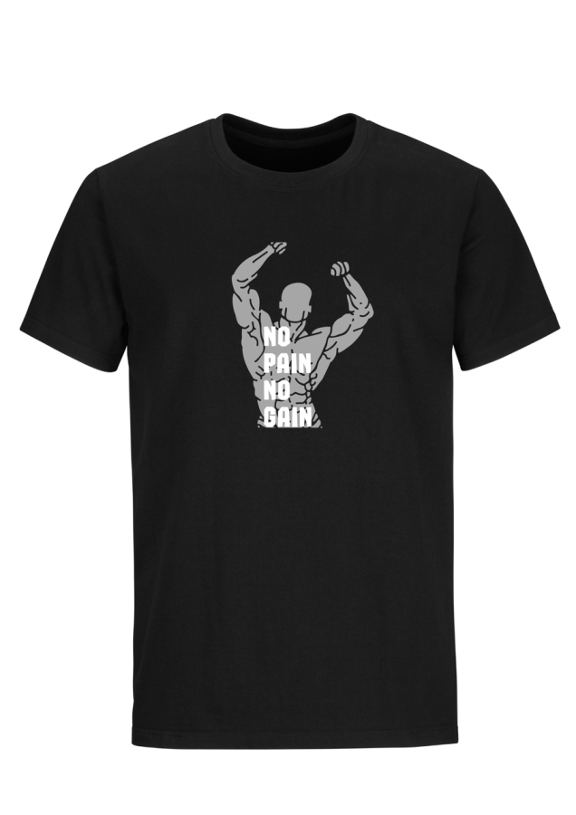 Bodybuilding-Shirt Pain Front  T-Shirt